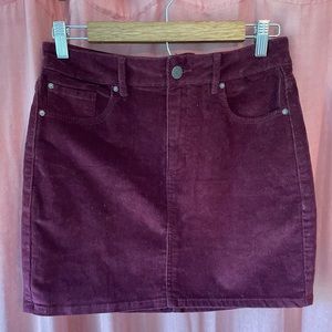 Garage Corduroy Mini Skirt